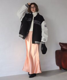 WEGO 【25年秋冬新作/ユニセックス着用ITEM/SMLサイズ展開】メルトンワッペンスタジャン