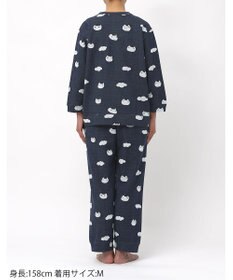 tsumori chisato SLEEP ツモリチサト パジャマ 綿100%(本体) ジャカード 8分袖 長袖 9分丈 レディース UDX218/ワコール