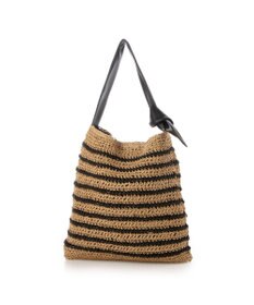 UNBILLION カシュカシュ cachecache / 柄ボーダークロッシェトート