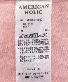 AMERICAN HOLIC ガーメントダイ加工無地Ｔシャツ