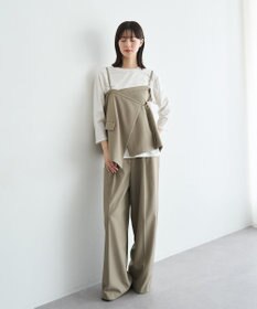 YECCA VECCA ラウンドヘム7分袖ロゴTee