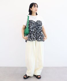 Green Parks スカーフドッキングプルオーバー