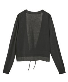 YECCA VECCA ドロストデザインカーディガン