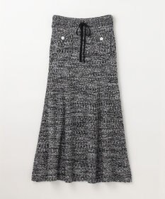 GRACE CONTINENTAL ネップツイードニットスカート