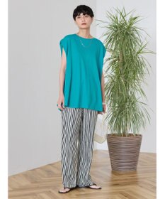 AMERICAN HOLIC 接触冷感フレンチスリーブカットチュニック