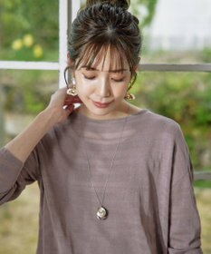 Tiaclasse 【安田美沙子さん着用・日本製】プレートリングネックレス