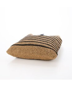 UNBILLION カシュカシュ cachecache / 柄ボーダークロッシェトート