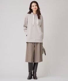 自由区 【洗える】ウォッシャブルウールサキソニーキュロット パンツ