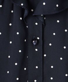 組曲 KIDS 【150-160cm】ラッフルドット ブラウス