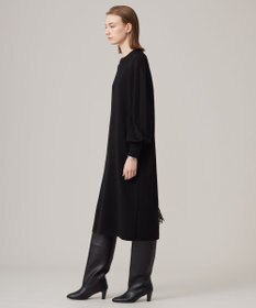 ICB L 【洗える】ウールブレンドスムース ニットワンピース