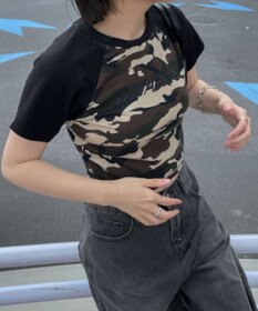 WEGO パイピングラグランT