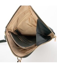 LA BAGAGERIE シープレザー　キルティングスマホショルダー