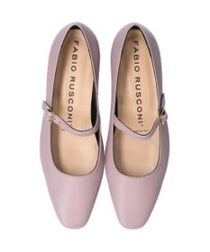 INTER-CHAUSSURES 【FABIO RUSCONI】スクエアトウワンストラップパンプス