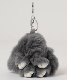 WEGO もふもふうさぎぬいぐるみキーホルダー