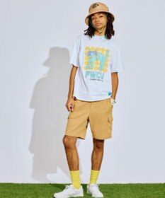 PW CIRCULUS 【UV遮蔽率99% UVカット / 速乾 / ストレッチ】【GOLF OUT掲載】【MEN】アニマルグラフィックモックネックT ゴルフ