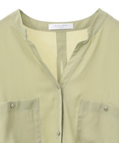 Green Parks サラフレブラウス（無地）