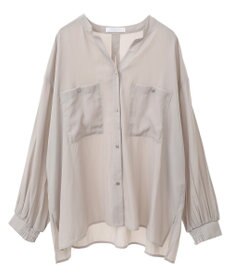 Green Parks サラフレブラウス（無地）