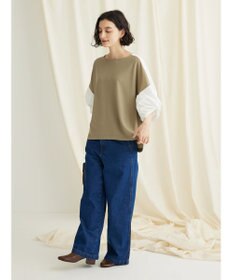 CRAFT STANDARD BOUTIQUE 袖ねじり切り替えプルオーバー