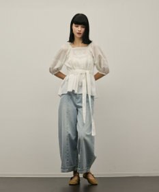 GRACE CONTINENTAL レースコンビピンタックブラウス