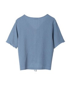 earth music&ecology ポコポコギャザードロストプルオーバー