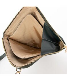 LA BAGAGERIE シープレザー　キルティングスマホショルダー