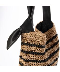 UNBILLION カシュカシュ cachecache / 柄ボーダークロッシェトート