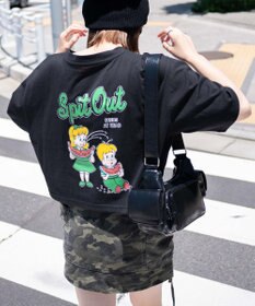 WEGO イラストモチーフグラフィックショートT