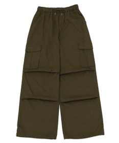 WEGO 【ウエストゴム/XSSMサイズ展開】ツイルイージーカーゴパンツ