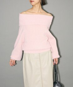 Green Parks オフショルダーニット