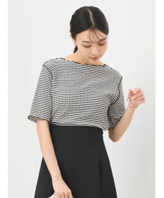 earth music&ecology ギンガムメロープルオーバー