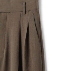 uncrave ドライタッチトロ ワイドトラウザー