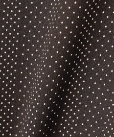 J.PRESS LADIES L 【洗える】ドットデシンプリント ピンタック ワンピース