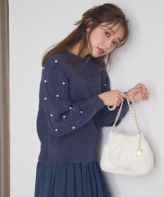 Feroux キルティング＆エコファー チェーンバッグ