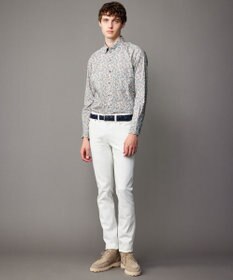 JOSEPH ABBOUD 【洗える】リバティプリント シャツ