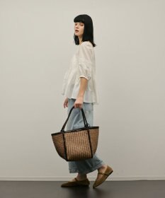 GRACE CONTINENTAL レースコンビピンタックブラウス