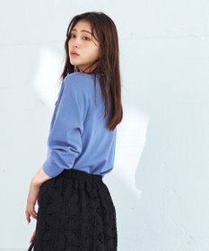 Tiaclasse L 【洗える】花柄レースマーメイドスカート