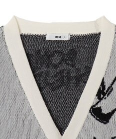 WEGO ベロアモールグラフィティカーディガン