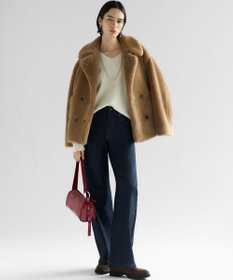 23区 S 【滝沢眞規子さん着用/VERY掲載/洗える】23区DENIM ストレッチ ワイドパンツ