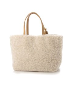 UNBILLION cachecache ドット刺繍ボアミニトートバッグ