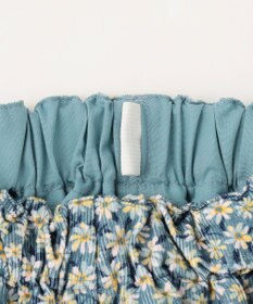 組曲 KIDS 【150-160㎝】モノトーンフラワーコーデュロイ キュロット