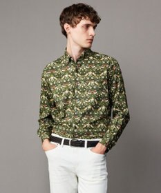 JOSEPH ABBOUD 【洗える】リバティプリント シャツ