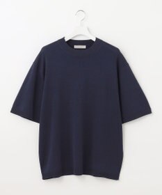 UNFILO MENS 【接触冷感】イージーケア ニット半袖Ｔシャツ [23年春夏商品]
