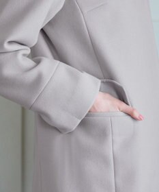 Tiaclasse 2WAYフード付きフェイクウールコート