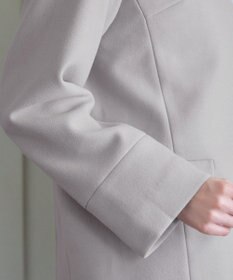 Tiaclasse 2WAYフード付きフェイクウールコート