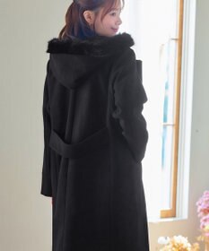 Tiaclasse 2WAYフード付きフェイクウールコート