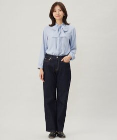 J.PRESS LADIES 【洗える】ヌーディスバックサテン ボウタイ ブラウス