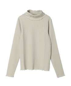 earth music&ecology ジャガードハイネックメローインナー