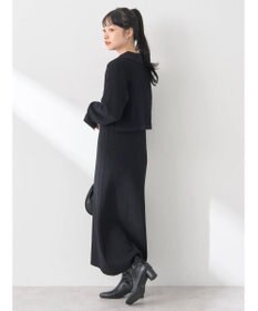 earth music&ecology ＳＥＴ２点襟付きカーディガン＋ニットワンピース