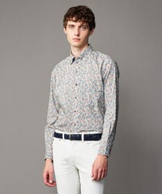 JOSEPH ABBOUD 【洗える】リバティプリント シャツ