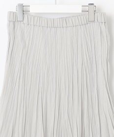 J.PRESS LADIES 【洗える】 スパンボイルワッシャー ランダムプリーツ スカート